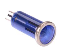 Spia Pannello LED 12.5mm Blu 12V 12VDC