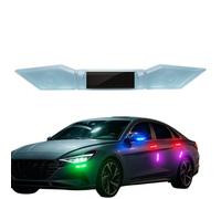 Spia Per Portiera Per Auto A LED Ad Energia Solare, Luce Stroboscopica | Striscia Stroboscopica A LED Impermeabile Per Parcheggio Lungo La Strada E Sicurezza Di Guida Notturna