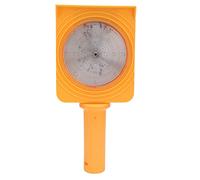 Spia solare Lampada LED portatile ad alta luminosità Rosso Blu Lampeggiante non sincrono Barriera solare Spia per traffico Strade Parchi Strade Corridoi Nero Arancione IP68