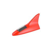 Spia solare per pinna di squalo - Luce lampeggiante per antenna anti-tailgating per auto (rossa)