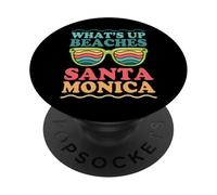 Spiagge Santa Monica California PopSockets PopGrip Adesivo