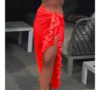 Spiaggia Abbigliamento Donna Bikini Costume Prendisole Boho Vestito Casual Pareo