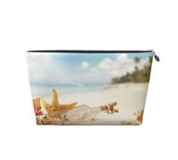 Spiaggia Al Mare, Borsa da toilette Borsa per trucco Borsa per cosmetici Borsa da toilette da viaggio portatile