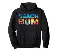 Spiaggia Bum Divertente Felpa con Cappuccio