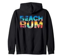 Spiaggia Bum Divertente Felpa con Cappuccio
