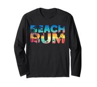 Spiaggia Bum Divertente Maglia a Manica