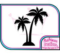 Spiaggia C Tropicale Adesivo Vinile Poster Auto Bagno Surf Muro Arte Decorazione