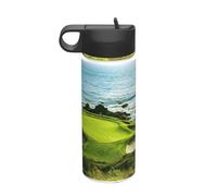 Spiaggia Campo da Golf Stampa Campeggio Escursionismo Idratazione Mense A Prova Di Perdite Isolato Sottovuoto In Acciaio Inox 18oz