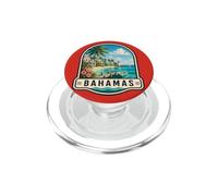 Spiaggia del paradiso tropicale delle Bah PopSockets PopGrip per MagSafe