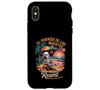 Spiaggia dell'Aldilà - Gli spiriti non lasciano mai - Día de los Muertos Custodia per iPhone X/XS