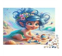 Spiaggia delle Fate Puzzle 1000 Pezzi Carta riciclata per adulti Puzzle per adulti Gioco difficile e stimolante Gioco familiare divertente Ottima idea regalo per il relax 70x50cm/1000pcs