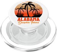 Spiaggia dell'isola di Dauphin Alabama PopSockets PopGrip per MagSafe