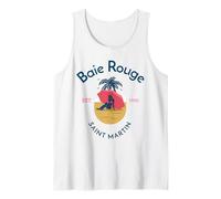 Spiaggia di Baie Rouge Saint Martin St Maarten Canotta