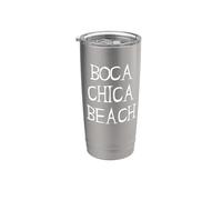 Spiaggia di Boca Chica Bicchiere termico in acciaio inox doppia parete
