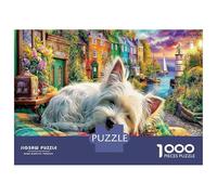 Spiaggia di Chennai 1000 Pezzi Insieme Di Puzzle Complesso Per Sfida Estremamente Difficile Città colorata Westie adattato Per Dopo La Scuola E Puzzle Meglio Classificati 52x38cm/1000pcs