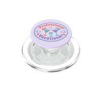 Spiaggia di cocktail tropicale retrò per vacanzieri PopSockets PopGrip per MagSafe