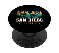 Spiaggia di San Diego Tramonto Vacanza al mare San Diego CA PopSockets PopGrip Adesivo