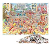 Spiaggia di Seaside Puzzle in Legno Adulto 500 Pezzi Puzzle Decorazione Interna Unica Regalo Per Amore E Amico Per Gioco Familiare Divertimento Gioco Stress Relief 500pcs (52x38cm)