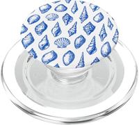 Spiaggia di stelle marine con conchiglie blu PopSockets PopGrip per MagSafe