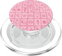Spiaggia di stelle marine con conchiglie rosa PopSockets PopGrip per MagSafe