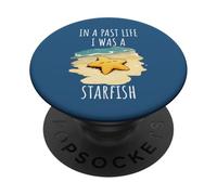 Spiaggia di stelle marine di vita passata estate oceano felice sabbia mare PopSockets PopGrip Adesivo