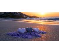 Spiaggia Dipingere con i Numeri Kit, Amore Grande Paint by Numbers Adulti, Set di Pittura con i Numeri, Kit di Pittura Acrilica, Principianti Facile su Tela Fai da Te Pittura a Olio 80x160cm J0L-75