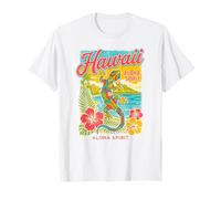 Spiaggia Hawaiana Geco Ibisco Tropicale Hawaii Aloha Spirit Maglietta