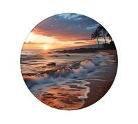 Spiaggia Hawaii Tramonto Onde del Mare Nuvole Spille 1 Pc, 6,1 Pollici Rotondo Pulsante Distintivi Metallo Immagine Personalizzata Foto Pin Bottoni Kit Per Forniture Artigianali Natale Fai Da Te