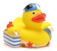 Spiaggia I Duckshop I Anatra di gomma I L:8 cm