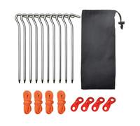 Spiaggia multifunzionale dei picchetti dei pali resistenti dei venti dei picchetti della tenda per gli ingranaggi all'aperto di sopravvivenza antivento