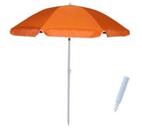 Spiaggia ombrellone 200/8 con trivella palo 32 + Sacca Tinta Unita Colori Assortiti 1 Pezzo Casuale