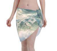 Spiaggia Pareo Sarong Sea On The Boards Trasparente Beach Wrap Copricostume Donna Coprire Caftano Party Gonna da Spiaggia per Vacanza Mare