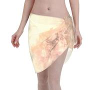 Spiaggia Pareo Sarong Vintage Style Eiffel Tower Paris Chiffon Beach Cover Up Donna Coprire Caftano Pool Sarong Pareo Corto per Estate Mare