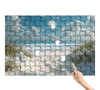 Spiaggia Puzzle 1500 Pezzi, Luna Puzzle Adulti, Giochi Educativi per la Famiglia, Divertimento Colorato Set con Scatola, Giochi Creativi per Regalo Uomo Decorazioni Casa, Regalo Bambina 6 Anni F-3