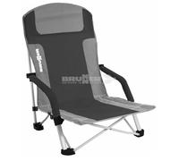 SPIAGGINA BULA PIEGHEVOLE NERO/GRIGIO CON SACCA