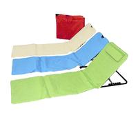 Spiaggina mare Lettino Stuoia da spiaggia con schienale richiudibile per campeggio con pratica tracolla da facile trasporto