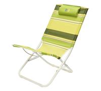 SPIAGGINA MARE TOLOSA 53x49x73cm STRUTTURA IN ACCIAIO VERDE