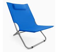 Spiaggina Sacar Serena Maxi Pieghevole - Struttura in Ferro Ø22 mm e Perno in Acciaio - Rivestimento in Poliestere con Cuscino Integrato - Ideale per Spiaggia, Campeggio, Giardino, Parco (1)