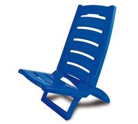 Spiaggina sdraio spiaggia mare Italia in vari colori pieghevole plastica sedia