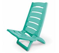 Spiaggina sdraio spiaggia mare Italia in vari colori pieghevole plastica sedia