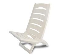 SPIAGGINA SEDIA MARE SPIAGGIA RICHIUDIBILE RESINA ADRIATIC BIANCA MADE IN ITALY