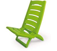 Spiaggina Sedia Pieghevole in Plastica Piscina Spiaggia Mare - Verde