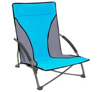 SPIAGGINA SEDIA RELAX PIEGHEVOLE MARE CAMPEGGIO GIARDINO GRIGIO AZZURRO ERACLEA