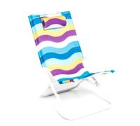 SPIAGGINA SEDIA WINDY POLIESTERE PIEGHEVOLE AZZURRO VERDE ARANCIO PISCINA 9 2022