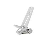 Spiaggina Trolly Comfort Bianca con Ruote 2 in 1 - Sdraio e Carrello da Spiaggia