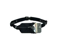 Spibelt Uni Running Belt Large Pocket Bag, Borsa corriere, Nero con cerniera nera, L