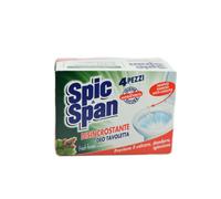 3 Conf. (12 Tavolette) Spic & Span Deo Tavoletta Wc Disincrostante Igiene Water