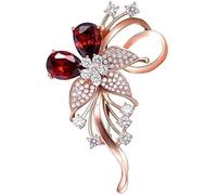Spicca fiore di cristallo, scintillante cristallo Spicca Pin Vintage strass Bridal Spicca Pin Lapel (M)