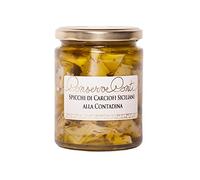 Spicchi di carciofi siciliani alla contadina in olio extravergine d'oliva - Vaso da da ml. 314 - produzione artigianale Conserve Conti