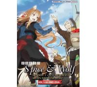 Spice And Wolf Cofanetto Completo (Stagione 1-2) DVD Anime [Dub Inglese]